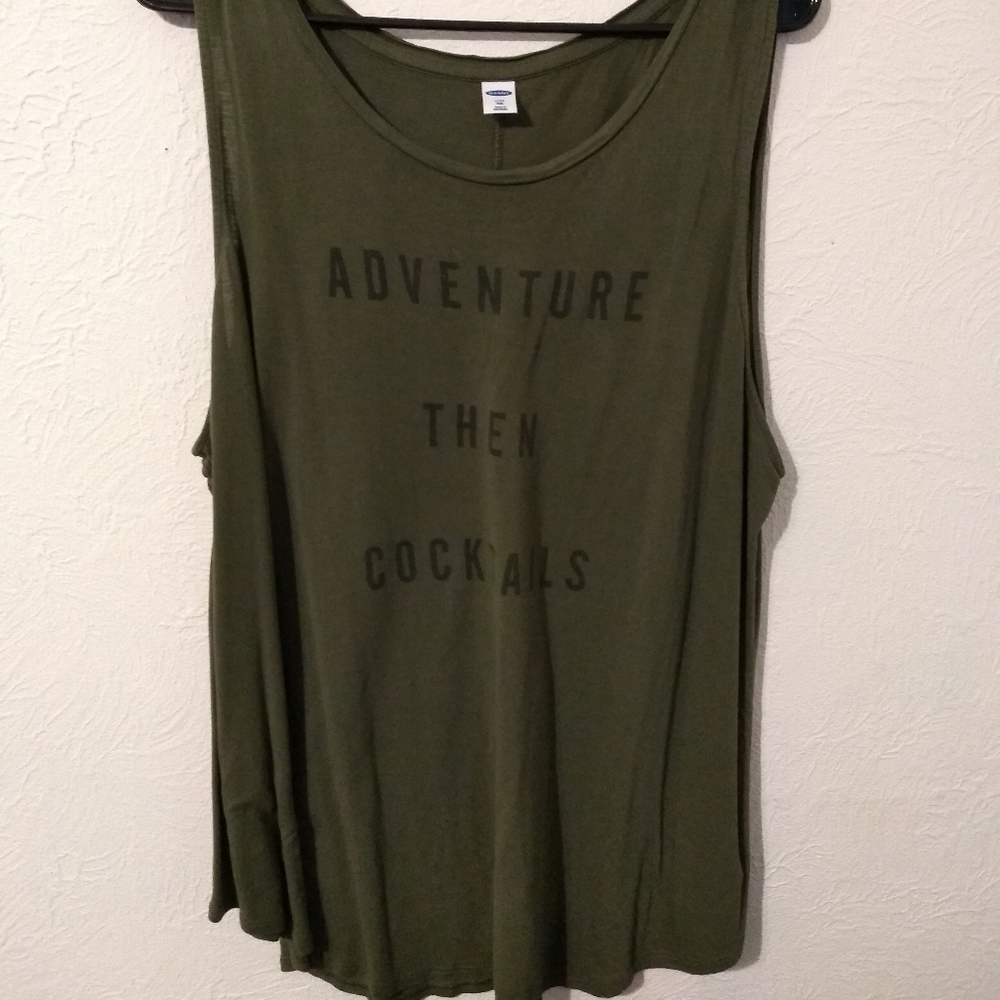 Old Navy plus size adventure then cocktails shirt